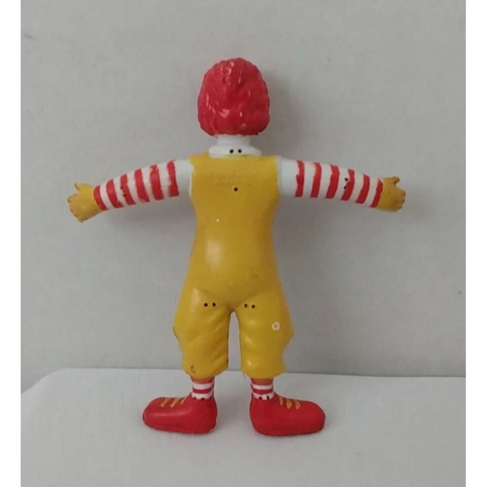 Lot of 3 McDonalds VTG Ronald McDonald toys, 1 New in pkg, 1990 Ronald in car